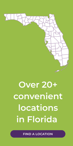 Over 20 Convenient Locations in Florida